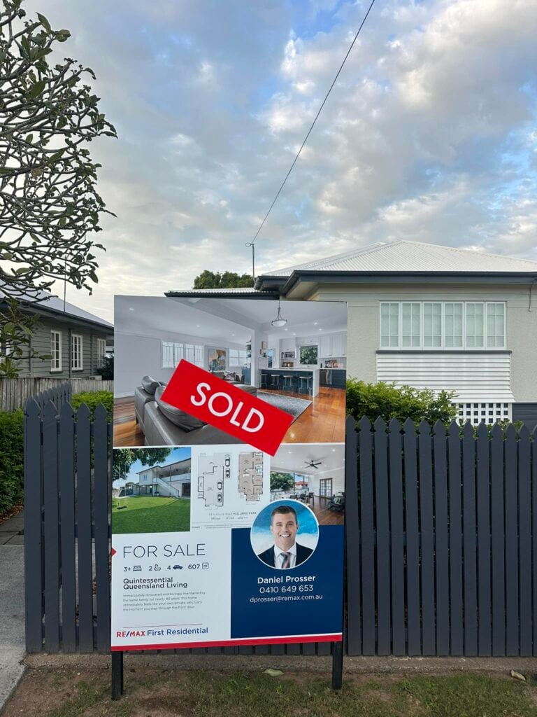 sold sign